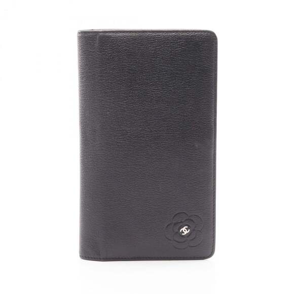 CHANEL Black Leather Wallet